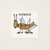 Patience grasshopper cartoon insect (Front)