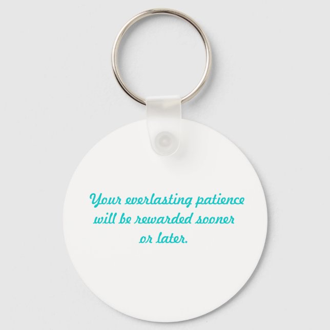 Patience Keychain (Front)