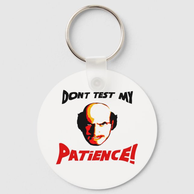 "Patience" Keychain (Front)