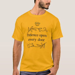Patience Opens Every Door - Arabic Wisdom T-Shirt