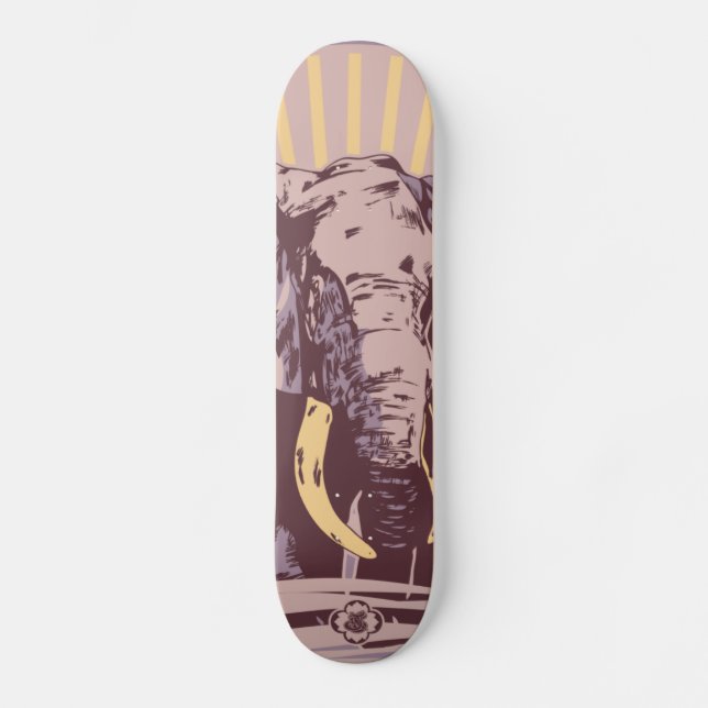 Patience&Wisdom Skateboard Deck (Front)