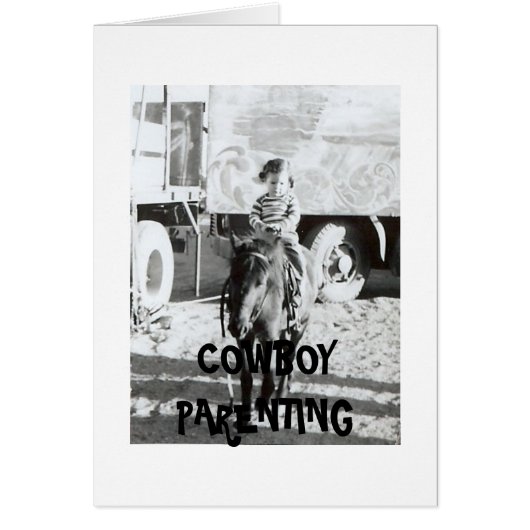 Patience with Kids - Cowboy Parenting Cards (Front)