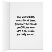 Patience with Kids - Cowboy Parenting Cards (Inside (Right))