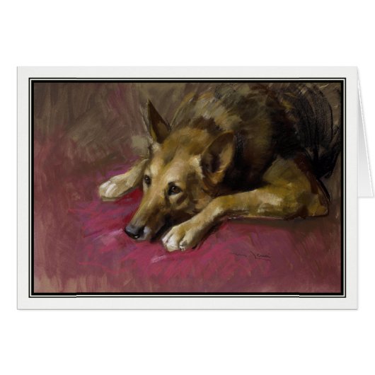 Patient Alsatian by Marino Lenci (Front Horizontal)