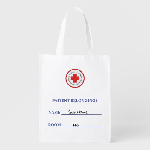 Patient Belongings Insane Asylum Grocery Bag