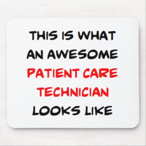patient care technician awesome mouse pad