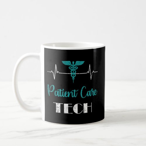 Patient Care Technician Patient Care Tech Heartbea Coffee Mug