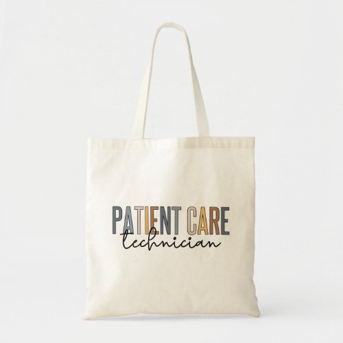 Patient Care Technician PCT Gifts Tote Bag