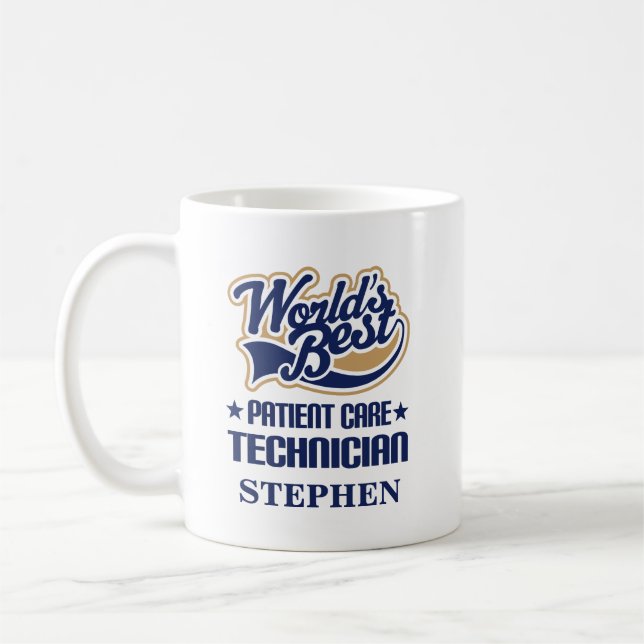 Patient Care Technician Personalized Mug Gift (Left)