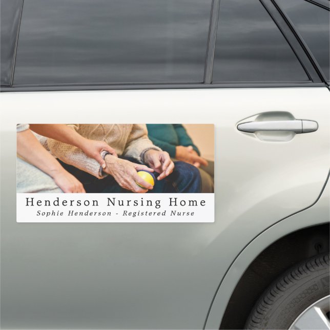 Patient & Nurse, General Practitioner, Nurse Car Magnet (In Situ)