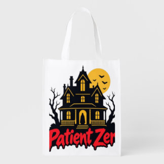 Patient Zero Ghost Haunted House Spooky Gothic T-S Grocery Bag