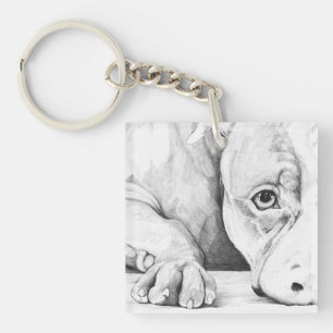 Patiently Waiting (customizable) Keychain