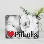 Patiently Waiting (heart pitbulls) (Standing Front)