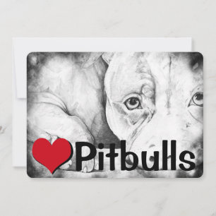 Patiently Waiting (heart pitbulls)