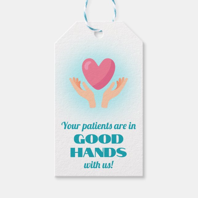 Patients in Good Hands Home Health Marketing Gift Tags (Front)