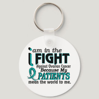 Patients Mean World To Me Ovarian Cancer Keychain