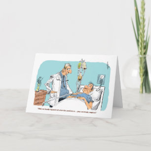 Patient's Warranty get well card