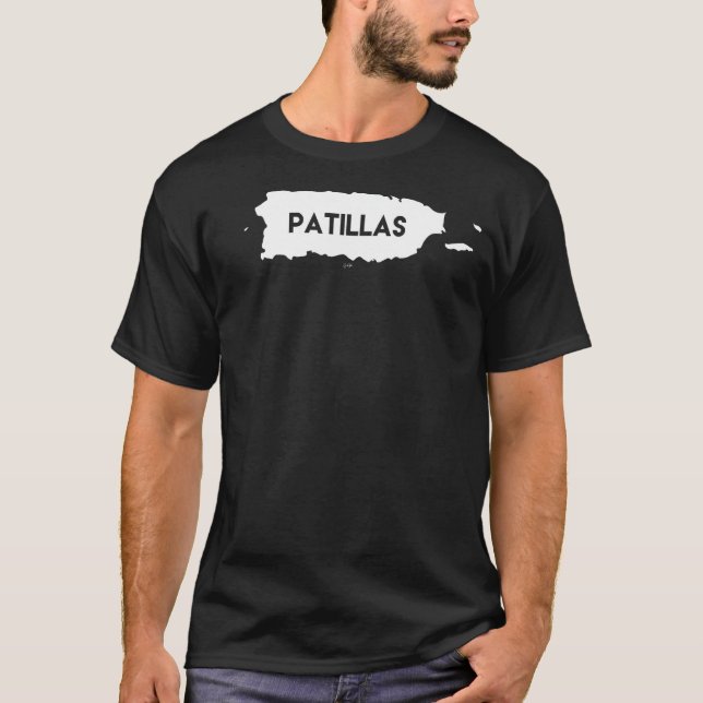 Patillas Boricua Puerto Rican Jibaro Pride T Shirt (Front)