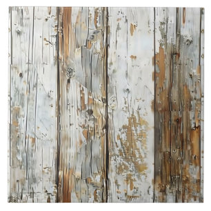 Patina Wood Rustic Distressed Plank Ceramic Tile