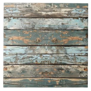 Patina Wood Rustic Distressed Plank Ceramic Tile