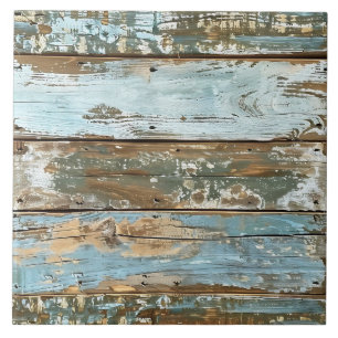 Patina Wood Rustic Distressed Plank Ceramic Tile