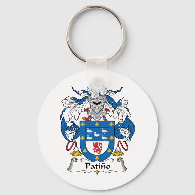 Patino Family Crest Keychain (Front)