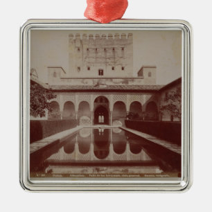 Patio de los Arrayanes, Alhambra, c.1875-80 (sepia Metal Ornament