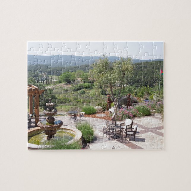 Patio of Croad Tasting Room, Paso Robles Jigsaw Puzzle (Horizontal)