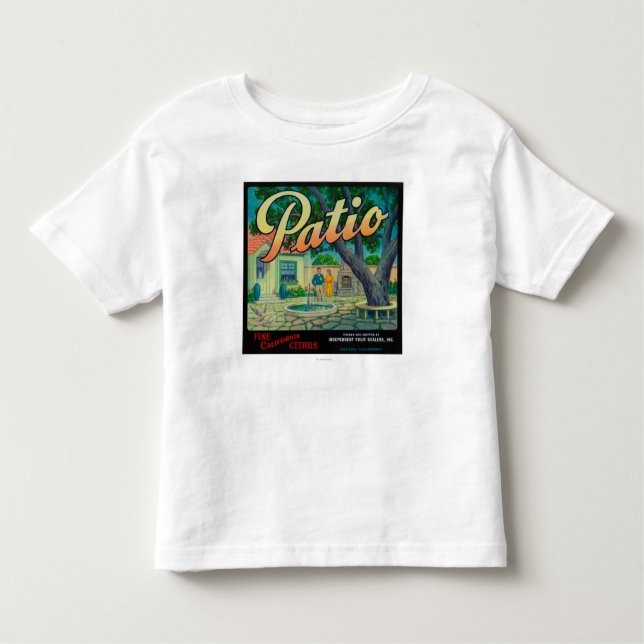 Patio Orange LabelColton, CA Toddler T-shirt (Front)
