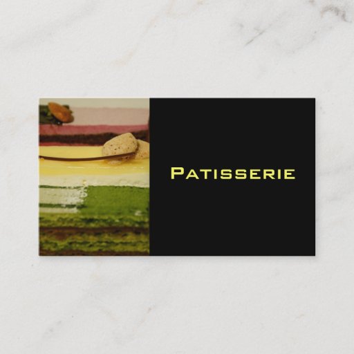 Customizable Patisserie Business Card II
