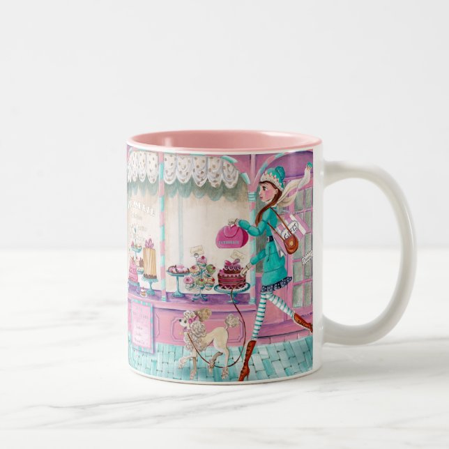 Patisserie Fashion Birthday Girl Cute Mug (Right)