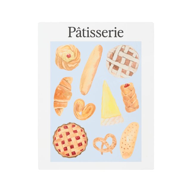 Patisserie French Bakery Pastry Bread Food Art (Front)