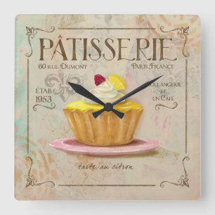 Patisserie Lemon Tart Clock