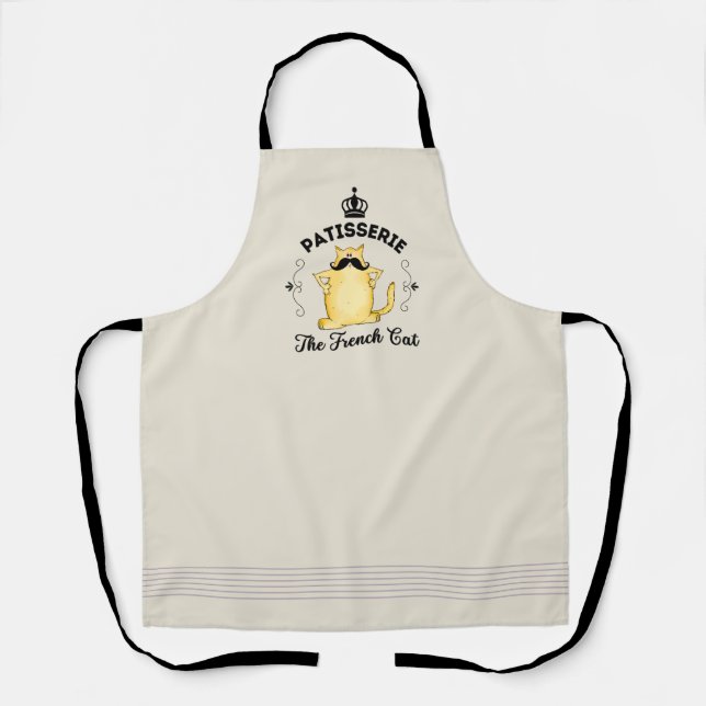 Patisserie The French Cat Apron (Front)