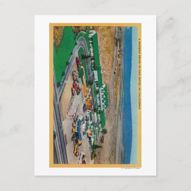 Patmars Motel and Modern Drive-InState Postcard (Front)