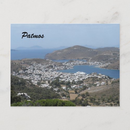 Patmos Greece Postcard