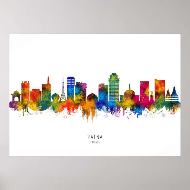 Patna Bihar Skyline Poster (Front)