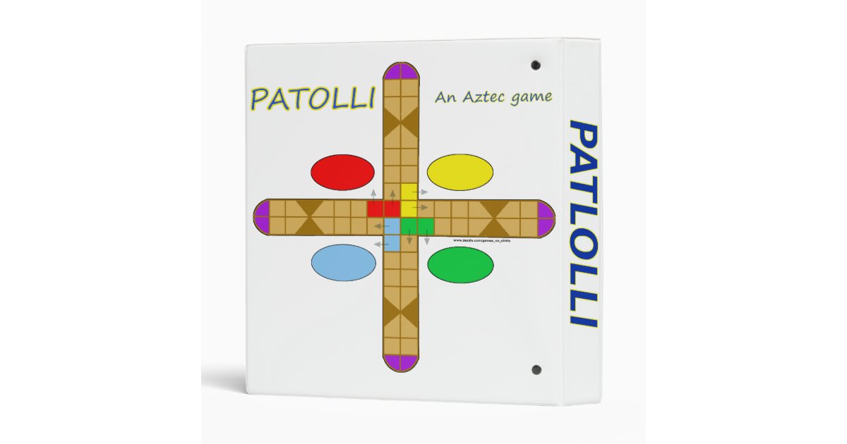 Patolli game binder | Zazzle