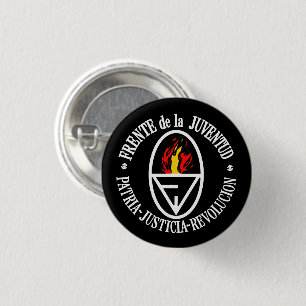PATRIA JUSTICIA REVOLUCION BUTTON