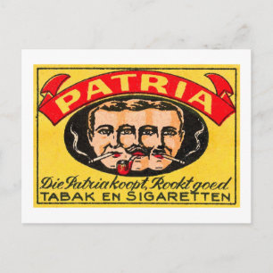 Patria Tabak Postcard