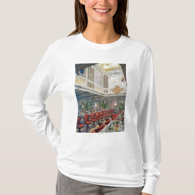 Patricia Dining Hall, Hamburg-America Line T-Shirt (Front)