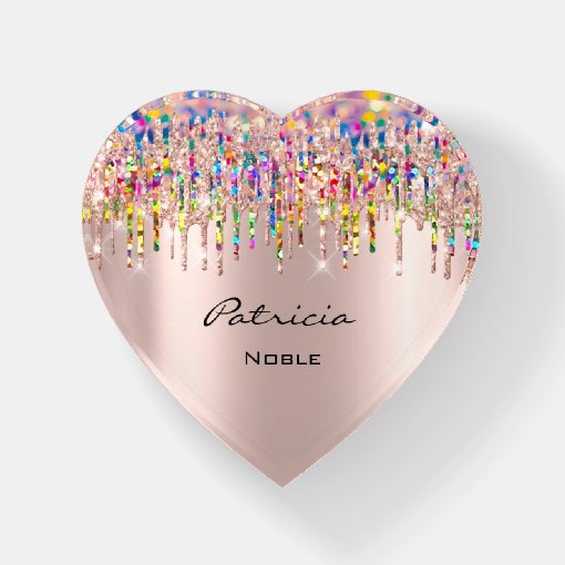 Patricia Holograph Rainbow Rose Name Meaning 16rh Paperweight Zazzle