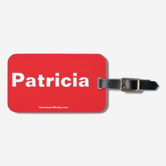 Patricia Luggage Tag