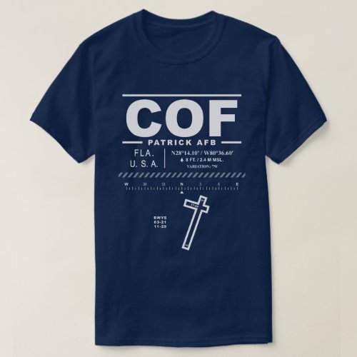 Patrick AFB Air Force Base COF T_Shirt