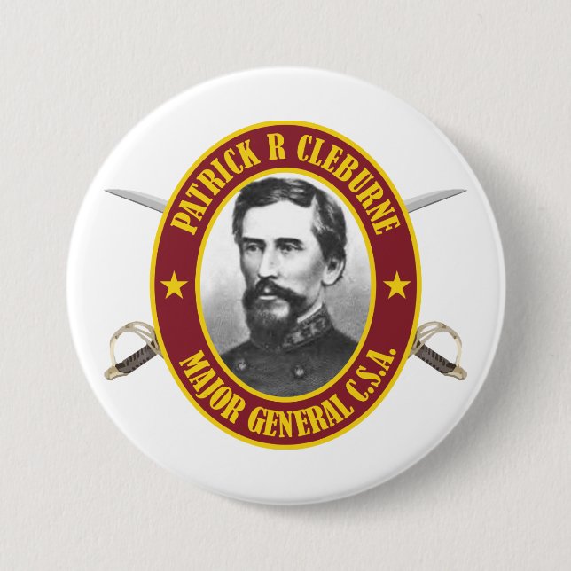 Patrick Cleburne -AFGM Pinback Button (Front)