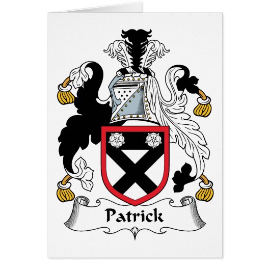 Patrick Family Crest Cards (Front)