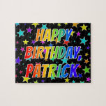 [ Thumbnail: "Patrick" First Name, Fun "Happy Birthday" Jigsaw Puzzle ]