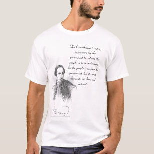 Patrick Henry on the Constitution tshirt