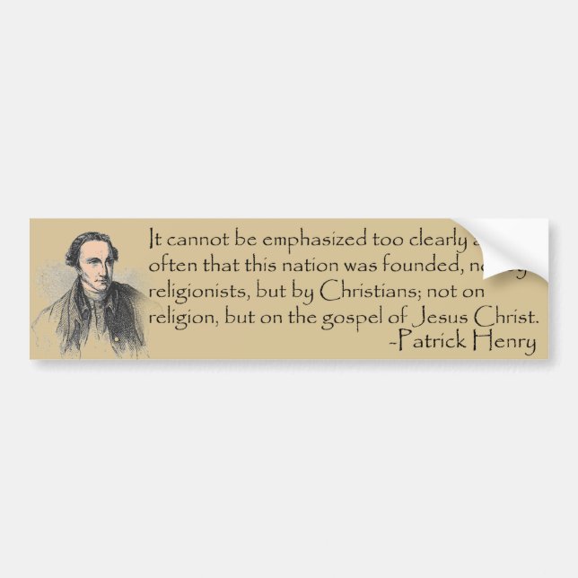 Patrick Henry Sticker (Front)