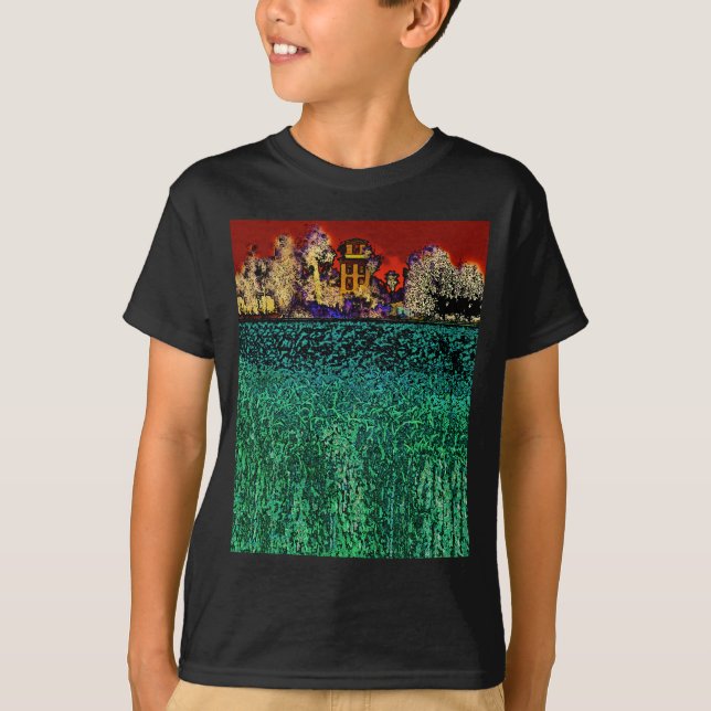 Patrick Ranch, Chico, CA (In Red and Green) T-Shirt (Front)